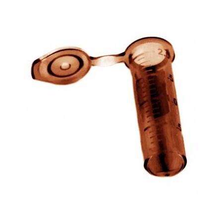 Scientific Specialties Micro-Tubes, Graduated, 2.0ml, Amber, 500/PK 145520AM